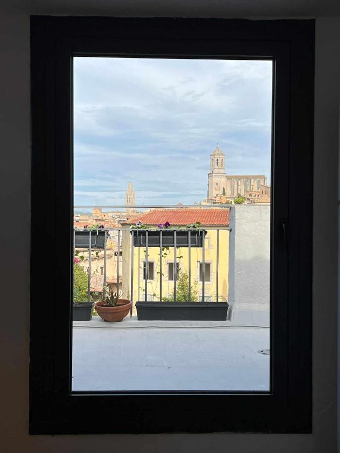 Romantic Duplex With Terrace And Great Views Girona Exterior foto