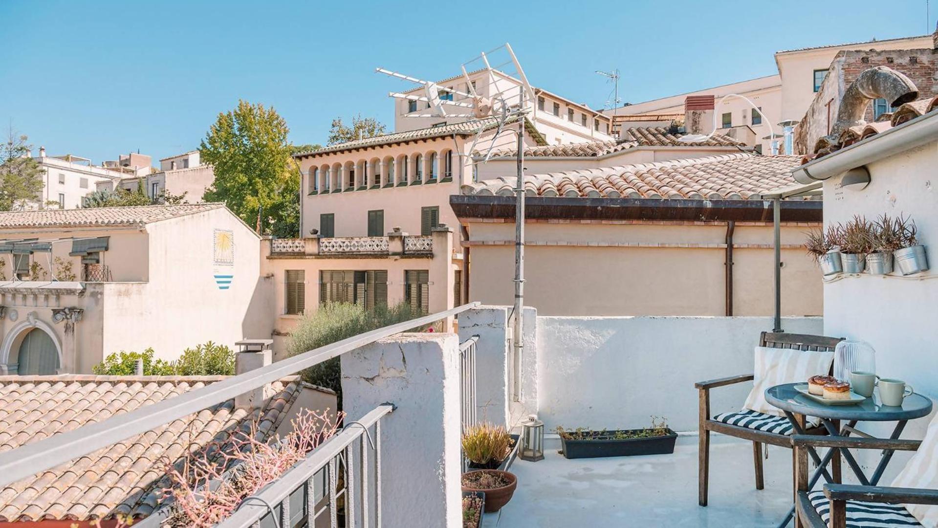 Romantic Duplex With Terrace And Great Views Girona Quarto foto